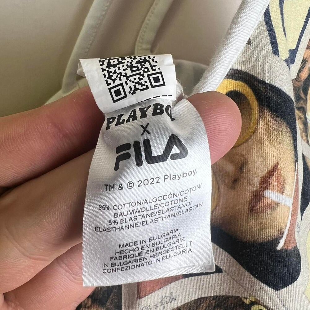 FILA X Playboy Photo Print Playsuit Size XS - Picture 7 of 7